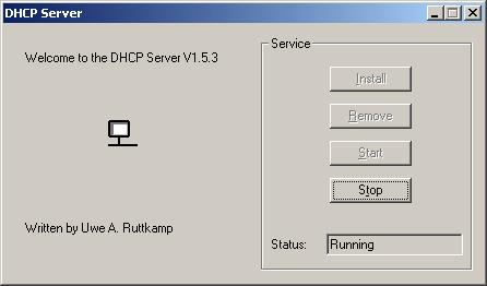 2.3 Configuring the DHCP Server Downloading the WinCE image via Ethernet from a Windows host-pc to the phycore-pxa270 / Carrier Board combination (also referred to as target hardware) requires