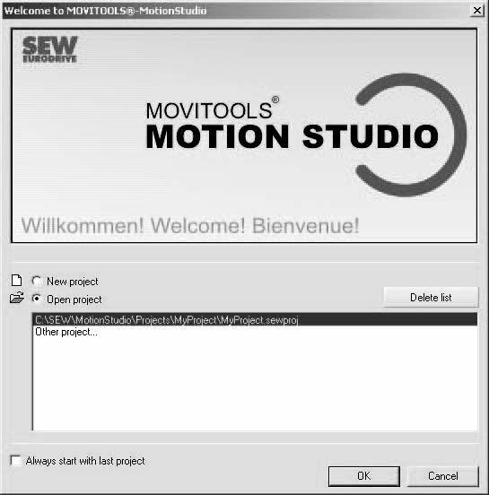 I Project Planning and Startup 5 Configuration with the MOVITOOLS MotionStudio PC software 0 5 Project Planning and Startup This section provides information on project planning and startup For the