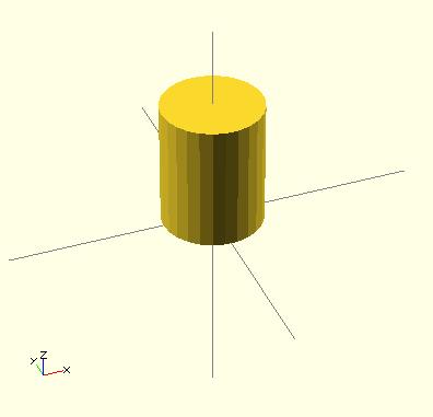 cube([4,8,16]); Cylinder