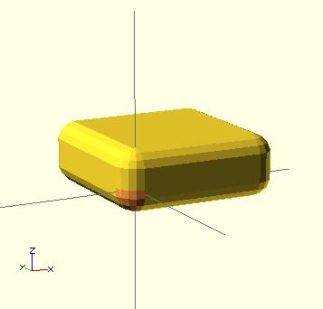 , mirror([0,1,0]); hull(); create a convex hull from all objects that are inside, e.g.