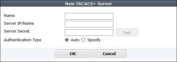 User Authentication Authentication TACACS+ servers TACACS+ is a remote authentication protocol that provides access control for routers, network access servers, and other networked computing devices