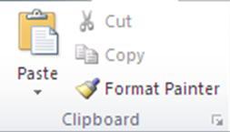 Cut, Copy and Paste Text These three functions are used frequently not only in MS Word, but in other Windows applications as well.