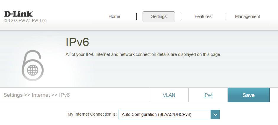 Section 4 - Configuration Auto Configuration (SLAAC/DHCPv6) Select Auto Configuration if your ISP assigns your IPv6 address when your router requests one from the ISP s server.