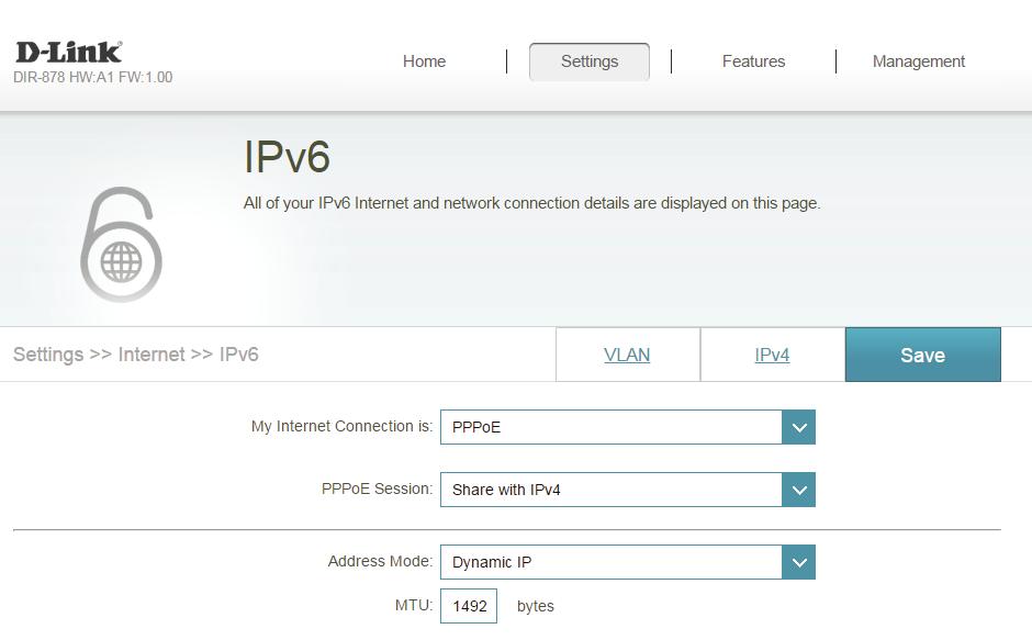 Section 4 - Configuration PPPoE Select PPPoE if your ISP provides and requires you to enter a PPPoE username and password in order to connect to the Internet.