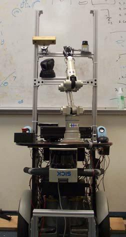 3 Figure 8: The Stanford AI Robot. Indicated are the robotic arm (1), the PTZ camera (2), and the laser scanner (3).