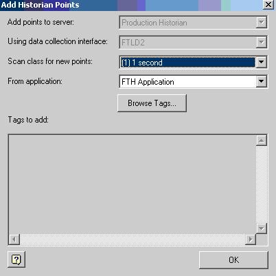 4 Configuring FactoryTalk Historian SE 7. This dialog box displays the sources searched and the starting point for the search.