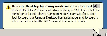 How to Configure a Remote Desktop Licensing Server for vspace 6 When you first install Windows Server 2008 R2, Microsoft starts the clock on a 120-day grace period before the OS needs to have access