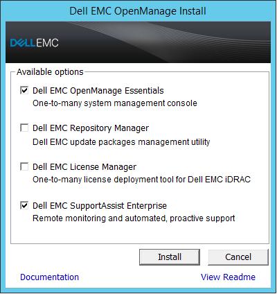 2.2 Installing Dell EMC OME 1. Download the OME package from https://delltechcenter.com/ome, and extract the files to the local drive. 2. The Autorun.