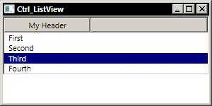 a ListView control, the View property must be set One view mode that WPF provides is GridView, which displays a collection of data items in a table that has
