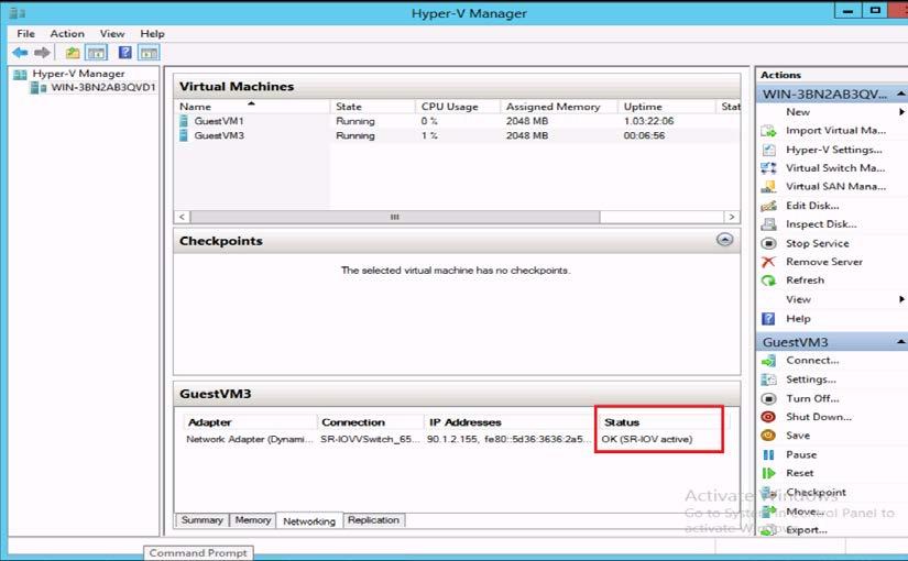 Updating Integration Services 1. Launch Hyper-V Manager. 2. Connect to the VM. 3. On the toolbar, click Action -> Insert Integration Services Setup Disk.
