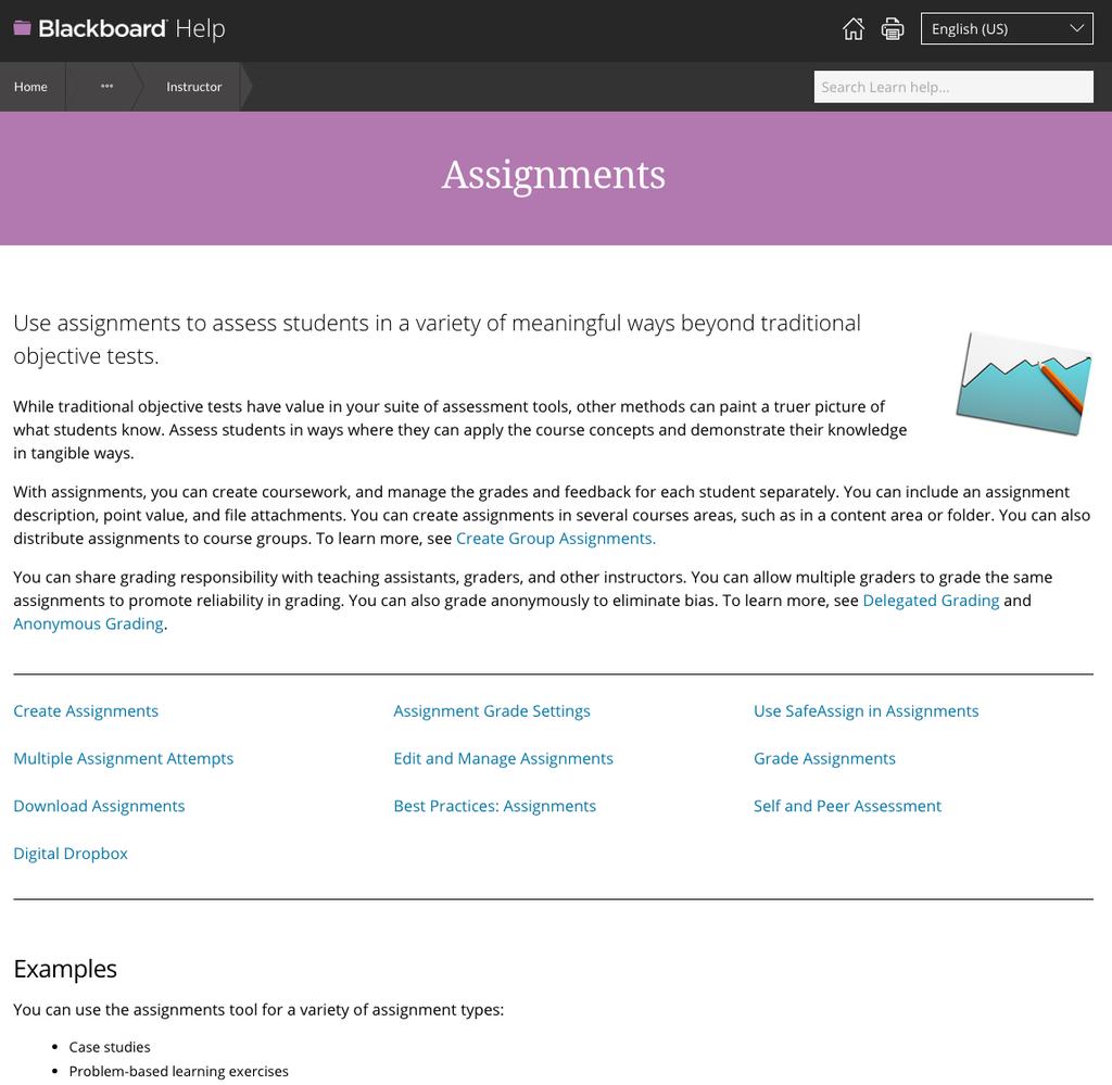 Blackboard has its own Matched text service to aid plagiarism detection, similar to Turnitin, called SafeAssign.