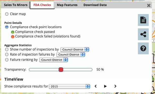 FDA Inspection The FDA Inspection tab shows information about compliance check inspections conducted by the Federal Drug Administration (FDA).