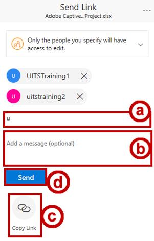 Note: The link settings listed below provide the following level of access: Anyone People in your Organization Specific People Creates a link that anyone can use to access the document or folder,