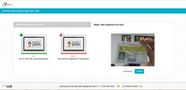12. Next, provide Aadhaar or other Identification document of candidate.