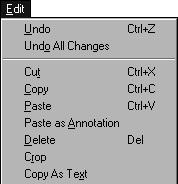 USING THE ANNOTATION TOOLS 111 SELECTION Use the Selection tool to select an area to crop, cut, copy and paste, such as a graphic for use in another application, or your signature for use on a form