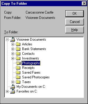 36 CHAPTER 3: FILING ITEMS FILING ITEMS IN MULTIPLE LOCATIONS To file the same item in multiple locations, such as in different folders, you can either create a copy of the item or create a shortcut