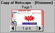 60 CHAPTER 5: CAPTURING WEB PAGES (PAPERPORT DELUXE ONLY) The Web page is saved as a special PaperPort item identified by your browser s application icon.