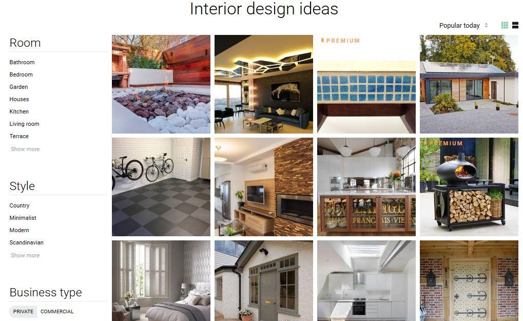 Create an ideabook: How to add pictures You can use all the pictures on the homify website You can choose different sizes for the picture overview (M, XL) To see picture in full size click on the