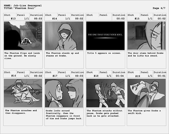 Animation Storyboard Image source: https://images.template.