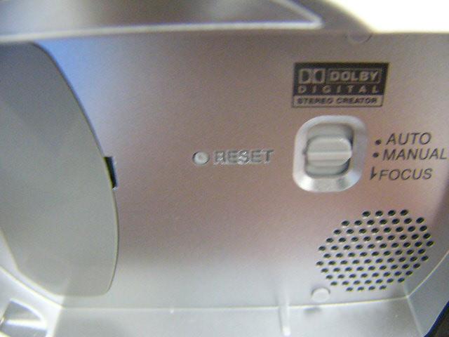 Reset If the unit displays PUSH THE RESET SWITCH, press the reset switch to restart the unit.
