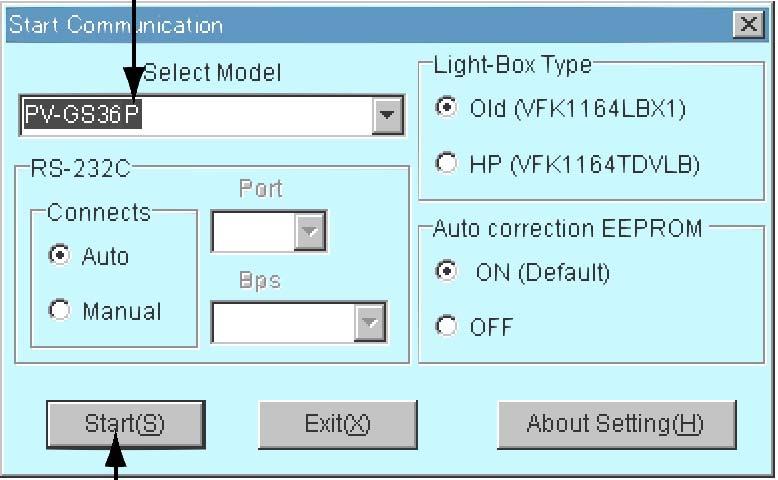 PC-EVR Adjustment Program Set-up 1. Turn on the PC and install the PC- EVR Adjustment Program into the PC. 2.