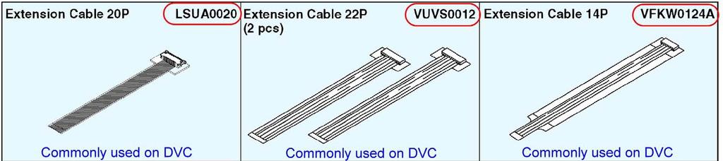 Extension Cables for VDR-D100-200 Also