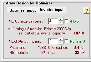 Optimizer to the PV modules Configure