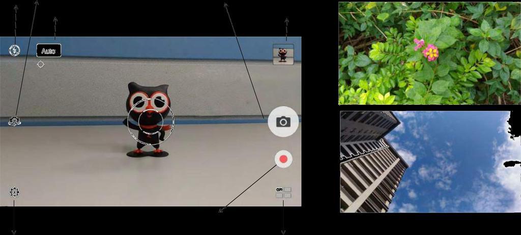 camera modes To activate the camera, you can