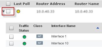 View Physical and Virtual Interfaces Sort Table Data Expand the Details for Routers To sort the data, click a menu field.