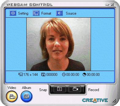 To select the video capture device 1. On the top left corner of the WebCam Control window, click the Settings icon. The Settings dialog box appears.
