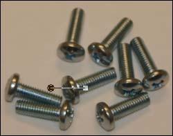 Phillips screws and flat head screws #2 Phillips Screw