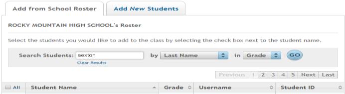 Set Up Classes Click Classroom Manger > My Classes Click Create a Class Name the class Give a class