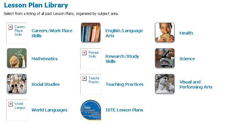 Lesson Plan Library Choose from over hundreds of full lesson plans created to accompany selected videos in the Discovery Education