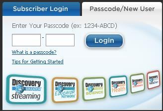 Passcode/New User New users in each school building will need to know the unique 8-character Passcode that has been