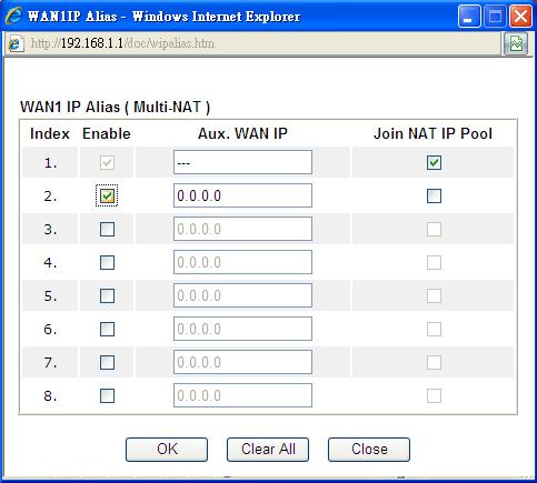 MTU RIP Protocol WAN IP Network Settings It means Max Transmit Unit for packet. The default setting is 1500.