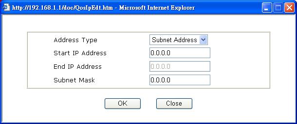 Available settings are explained as follows: Item ACT Ethernet Type Local Address Remote Address Description Check this box to invoke these settings.