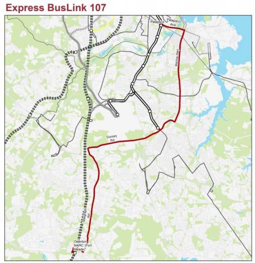 BusLink 104 - current 104 Express BusLink 106 - current 150 Other current Express Routes