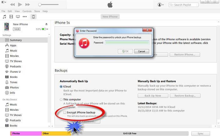 3. What to do if I get the message "This backup file is encrypted.