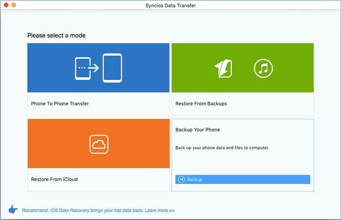 Tutorials Backup and Restore Restore data from itunes backup Restore data from icloud backup Backup and Restore your device. 1.