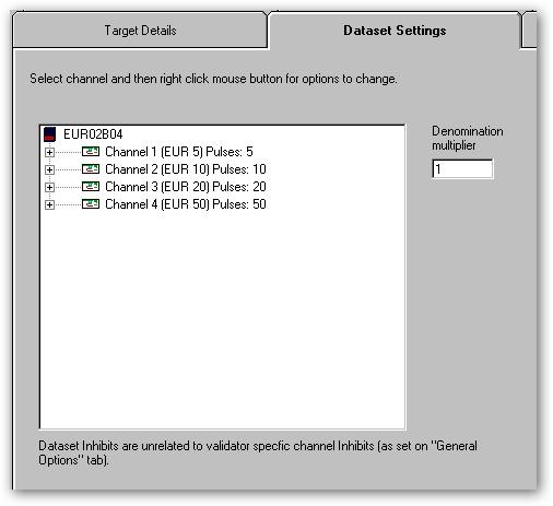 NV9 USB Manual Set Section 3 31 The second tab Dataset Settings allows you to