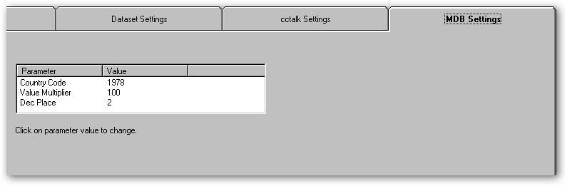 Take care when changing cctalk key The user should make a note of the new key and after any change.