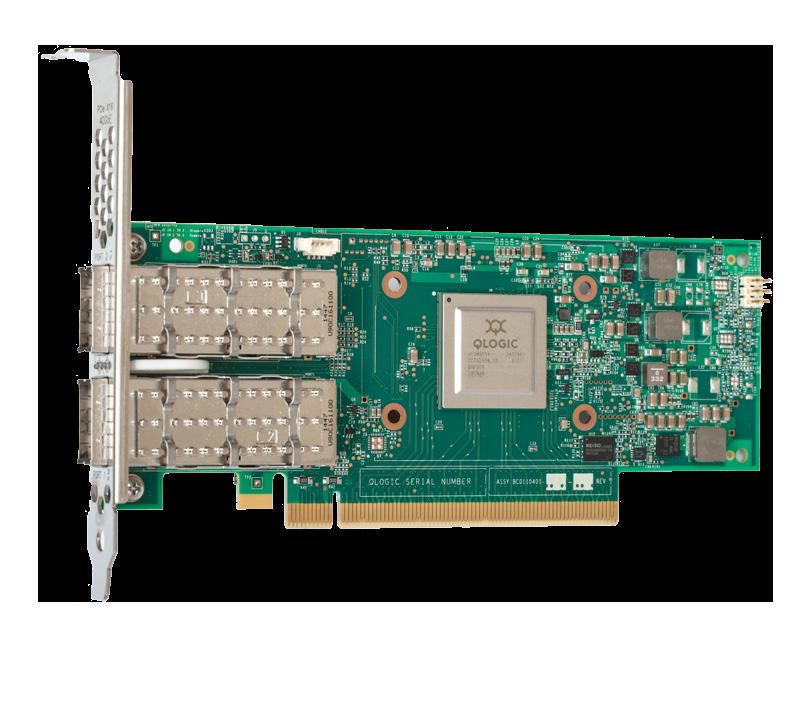 QLogic FastLinQ QL45462HLCU 40GbE Converged Network Adapter Fully featured 40GbE adapter delivers the best price per performance ratio versus 10GbE Increase VM density and accelerate multitenant