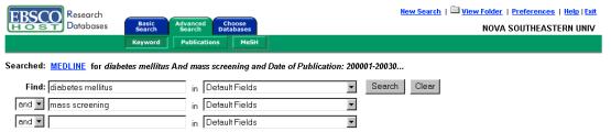 BROWSING THE MEDICAL SUBJECT HEADINGS (MeSH) If you are unsure of the terms that you need to use to search the database with precision, you can generate a list of