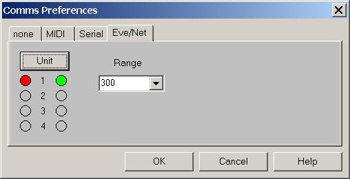 Configuring EVE/NET If your PC does not have the special hardware and software needed to support Eve/Net, the above screen may be "grayed out" or otherwise inaccessible.