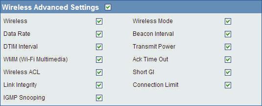 Select this option to use the same captive profile settings. Select this option to use the same wireless band.