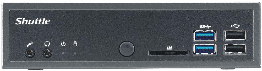 LED 4 Hard disk LED 5 Power Button 6 SD Card Reader 7 2x USB 3.0 8 2x USB 2.