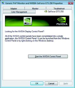 3.3. Accessing NVIDIA Control Panel After installation of the display driver, right-click on the desktop and select NVIDIA Control Panel.