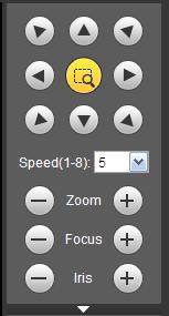 Parameter Function Preset Select Preset from the dropdown list. Turn the camera to the corresponding position and Input the preset value. Click Add button to add a preset.