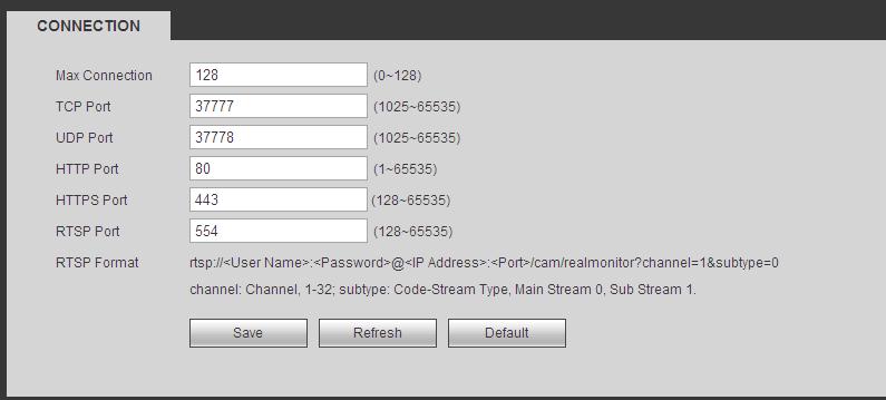 IP/submask/gateway manually. If you select the DHCP mode, you can view the IP/submask/gateway from the DHCP. If you switch from the DHCP mode to the static mode, you need to reset the IP parameters.