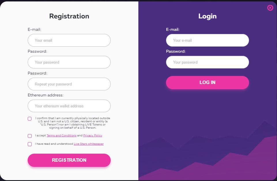 In order to participate, you first need to register at https://livestars.io/.